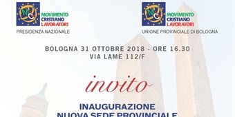 Inaugurazione nuova sede provinciale MCL di Bologna